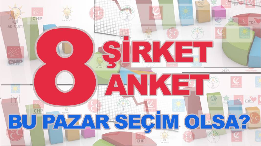 Bu pazar seçim olsa? 8 farklı şirketin son anket sonuçları 1